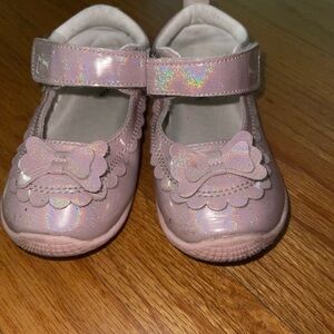 Pink Glitter Kids Shoes